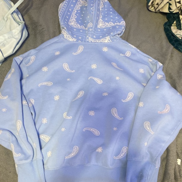 Blue Designed zip up jacket - Picture 3 of 3